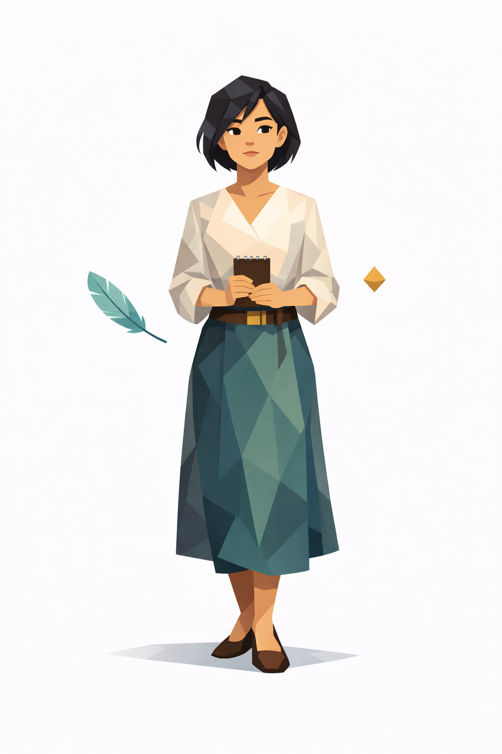 The Minimalist personality illustration