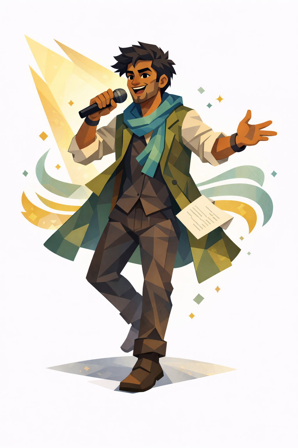 The Performer personality illustration