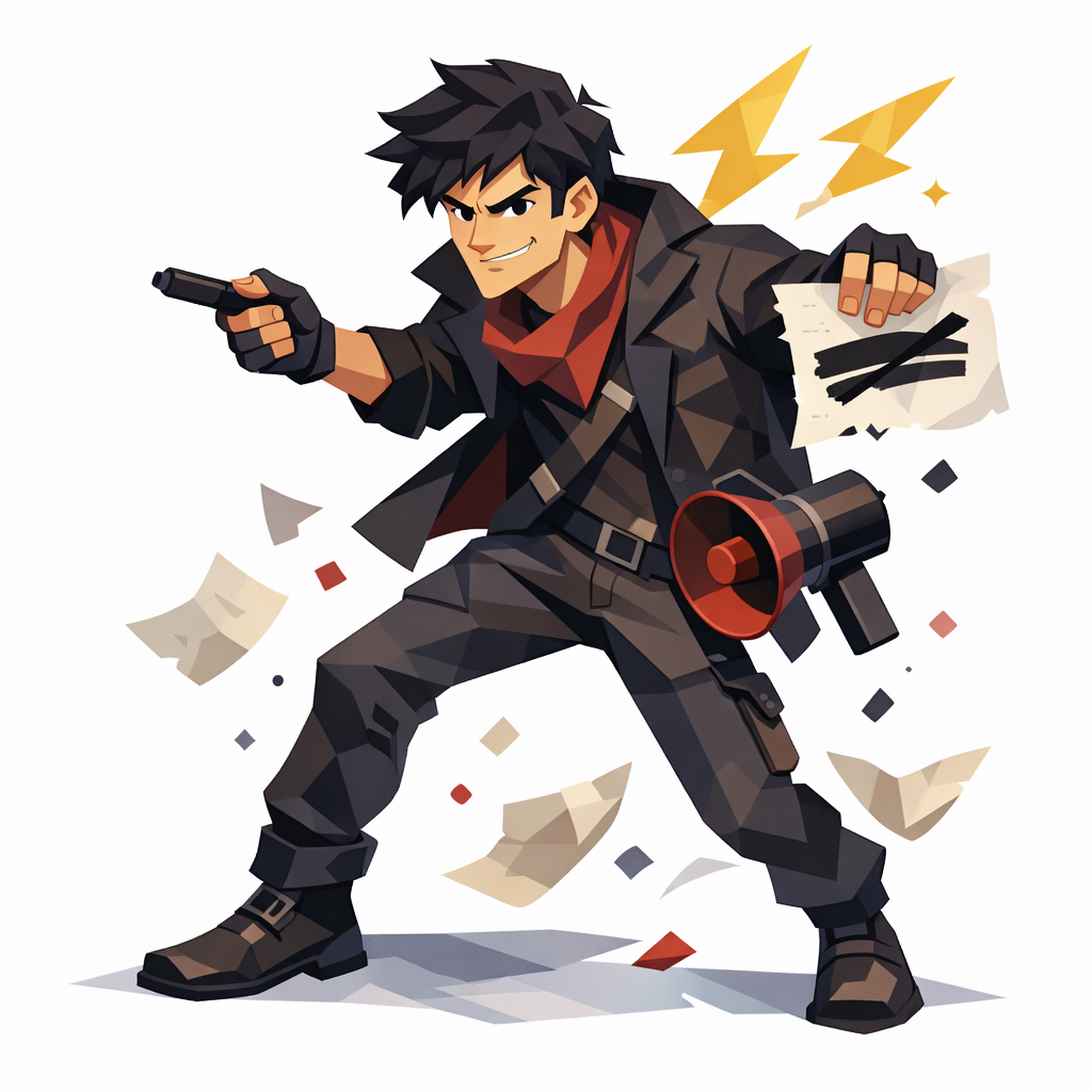 The Rebel personality illustration