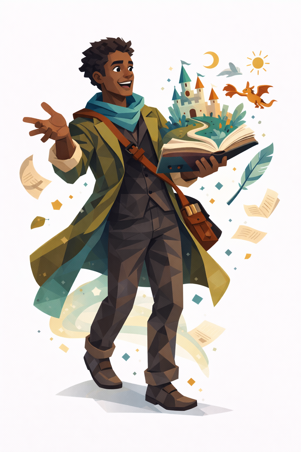 The Storyteller personality illustration